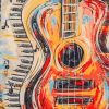 Abstract Guitar Paint By Numbers