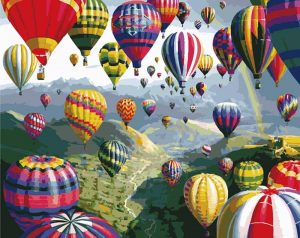 Air Balloons Paint By Numbers