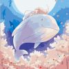 Anime Whale And Little Girl Animals Paint By Numbers