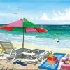 Beach Stroll Seascape Paint By Numbers