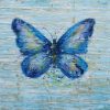 Blue Butterfly Paint By Numbers