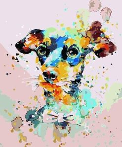 Colorful Dog Paint By Numbers