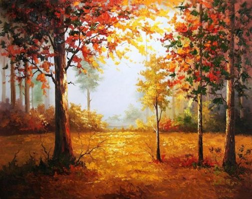 Forest Autumn Paint By Numbers