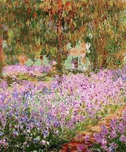 The Artist's Garden at Giverny Claude Monet Landscape Paint By Numbers