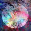 Colorful Moon Paint By Numbers