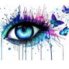 Eyes Tear Butterfly People Paint By Numbers