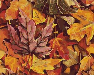 Falling Leaves Paint By Numbers