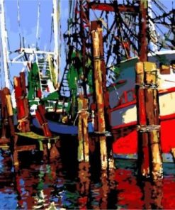 Fishing Boats Paint By Numbers