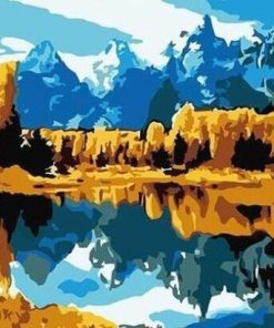 Grand Teton paint by numbers