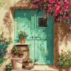 Green Door Paint By Numbers