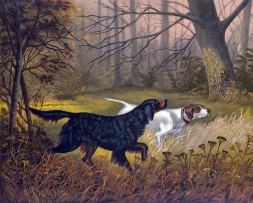 Hunting Dogs paint by numbers