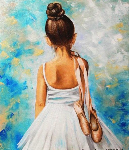 Little Ballet Dancer paint by numbers