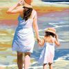 Mother and Daughter paint by numbers