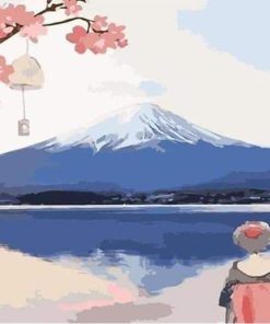 Mount Fuji paint by numbers