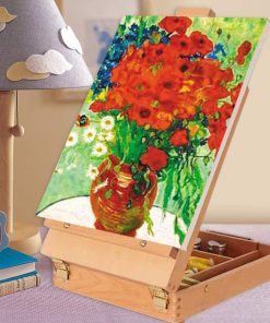 Paint by numbers wooden easels