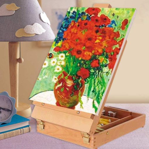 Paint by numbers wooden easels