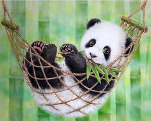 Panda paint by numbers