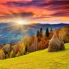 Sunrise Scenery Landscape Paint By Numbers