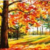 Red Forest DIY Paint By Numbers