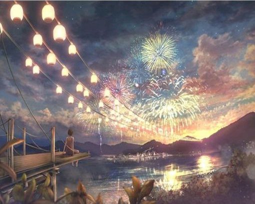 Fireworks Nights Paint By Numbers