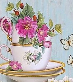 Tea Cup Paint By Numbers