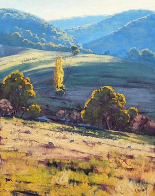 Hills and Vast Plains Landscape Paint By Numbers