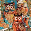 Vintage Owl Paint By Numbers