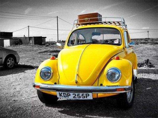 Volkswagen Beetle Paint By Numbers