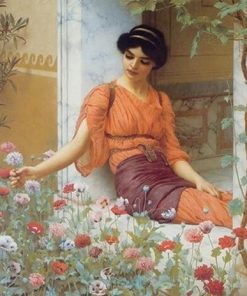 William Godward Summer Flowers paint by numbers