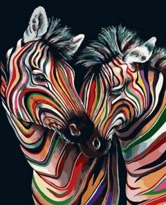 Zebra Animals Paint By Numbers