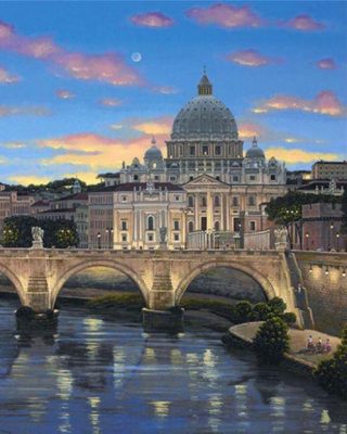 Rome From The West Side Cities Paint By Numbers