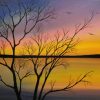 Autumn Sunset Landscape Paint By Numbers