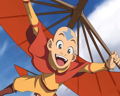 Happy Aang Paint By Numbers