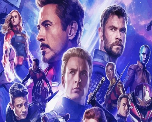 Avengers Endgame Paint By Numbers