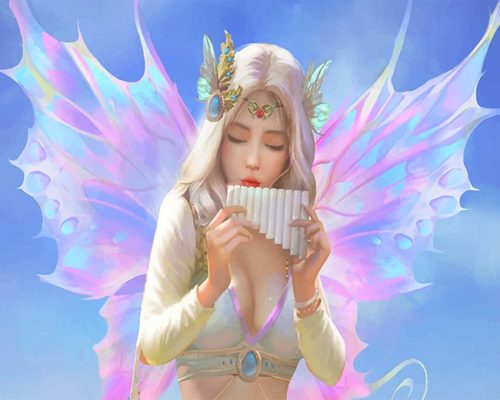 Beautiful Blonde Fairy Paint By Numbers