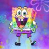 Colorful Spongebob Paint By Numbers