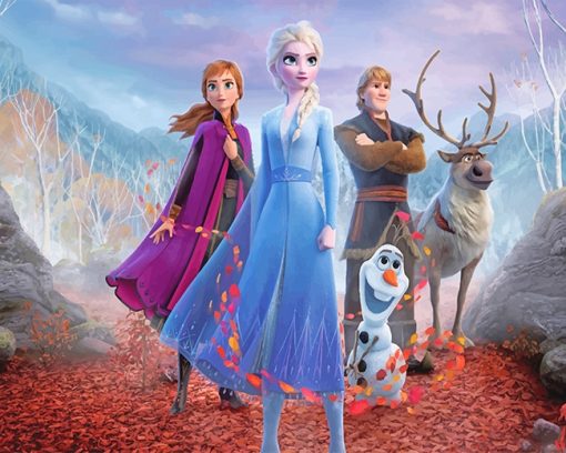 Frozen Animation Paint By Numbers