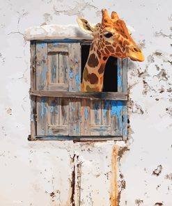 Giraffe Animal Paint By Numbers