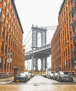 New York Brooklyn Bridge Paint By Numbers