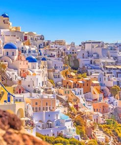 Santorini Thira Paint By Numbers