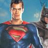 Superman And Batman Paint By Numbers