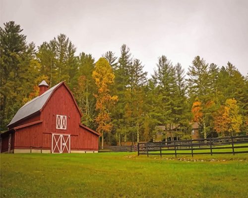 Beautiful Farm Paint By Numbers