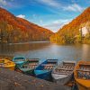 Boats Lake Paint By Numbers