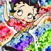 Colorful Betty Boop Paint By Numbers