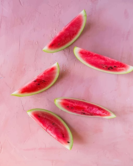 Watermelon Fruit Paint By Numbers