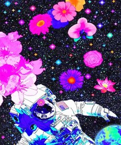 Aesthetic Space Man Paint By Numbers