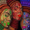 African Art Women Paint By Numbers