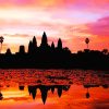 Angkor Wat Sunset Paint By Numbers