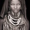 Black And White African Woman Paint By Numbers