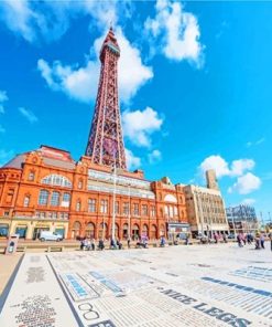 Blackpool Tower England Paint By Numbers